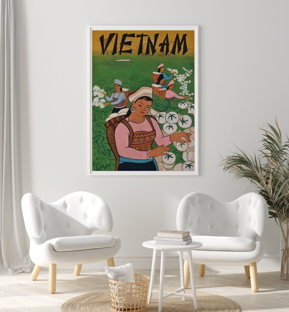Explore the charm of Vietnam with VIETNAM II, VINTAGE TRAVEL POSTERS, showcasing vibrant culture and landscapes.
