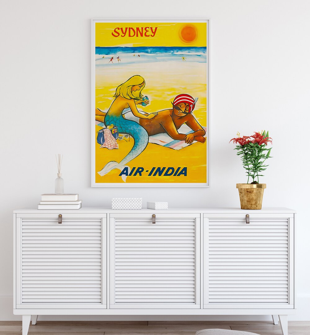 Colorful SYDNEY II, VINTAGE TRAVEL POSTERS bring Sydney's vibrant culture to your living space with a stylish touch.