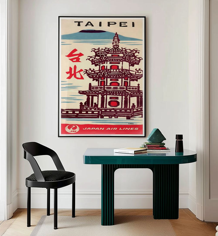 Taipei Vintage Travel Posters showcase iconic architecture, perfect for transforming your living space with nostalgia.