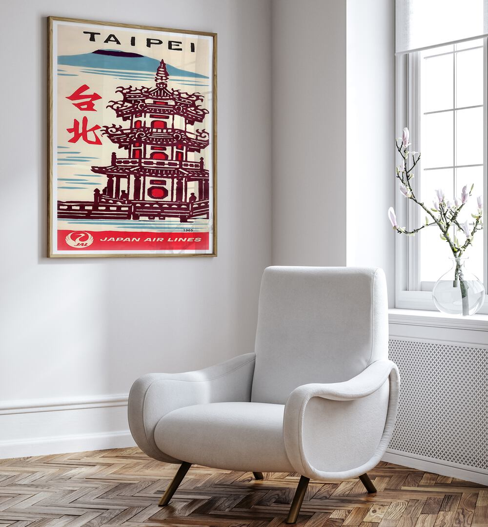 Stylish TAIPEI Vintage Travel Posters enhance your space with nostalgic charm and vibrant culture. Perfect for any decor.