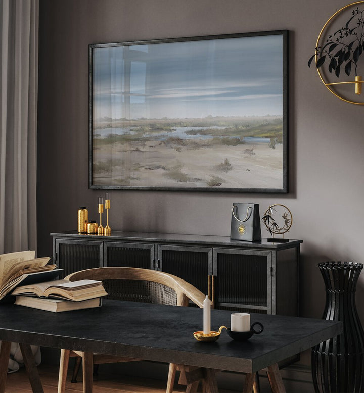 Transform your space with THE MISTY RISING, LANDSCAPE PAINTINGS, showcasing serene beauty in any room.