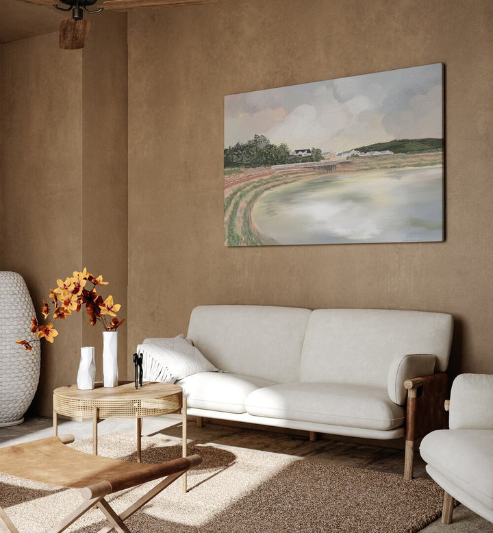 Transform your space with WATCH HER RISE, LANDSCAPE PAINTINGS that celebrate nature's beauty and evoke serenity.