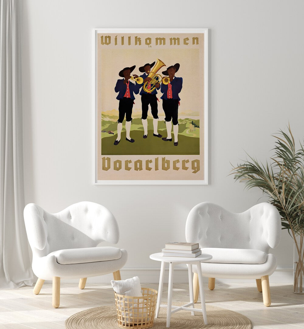 WILLKOMMEN, VINTAGE TRAVEL POSTERS bring charm and wanderlust to your decor with stunning vintage designs.