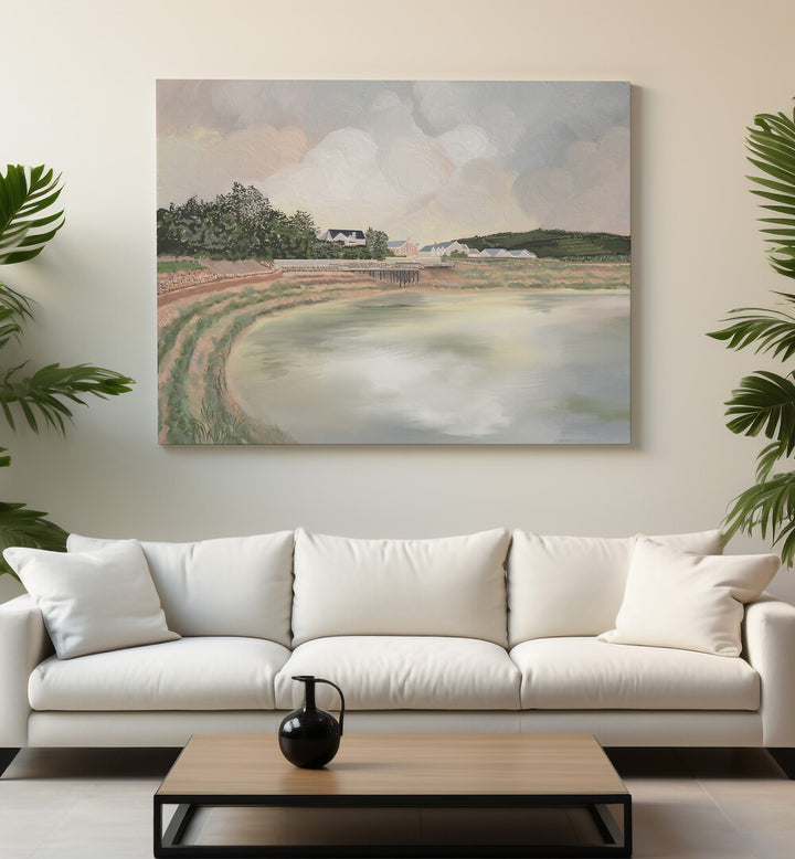 Transform your space with WATCH HER RISE, LANDSCAPE PAINTINGS showcasing serene nature beauty. Perfect for any room.