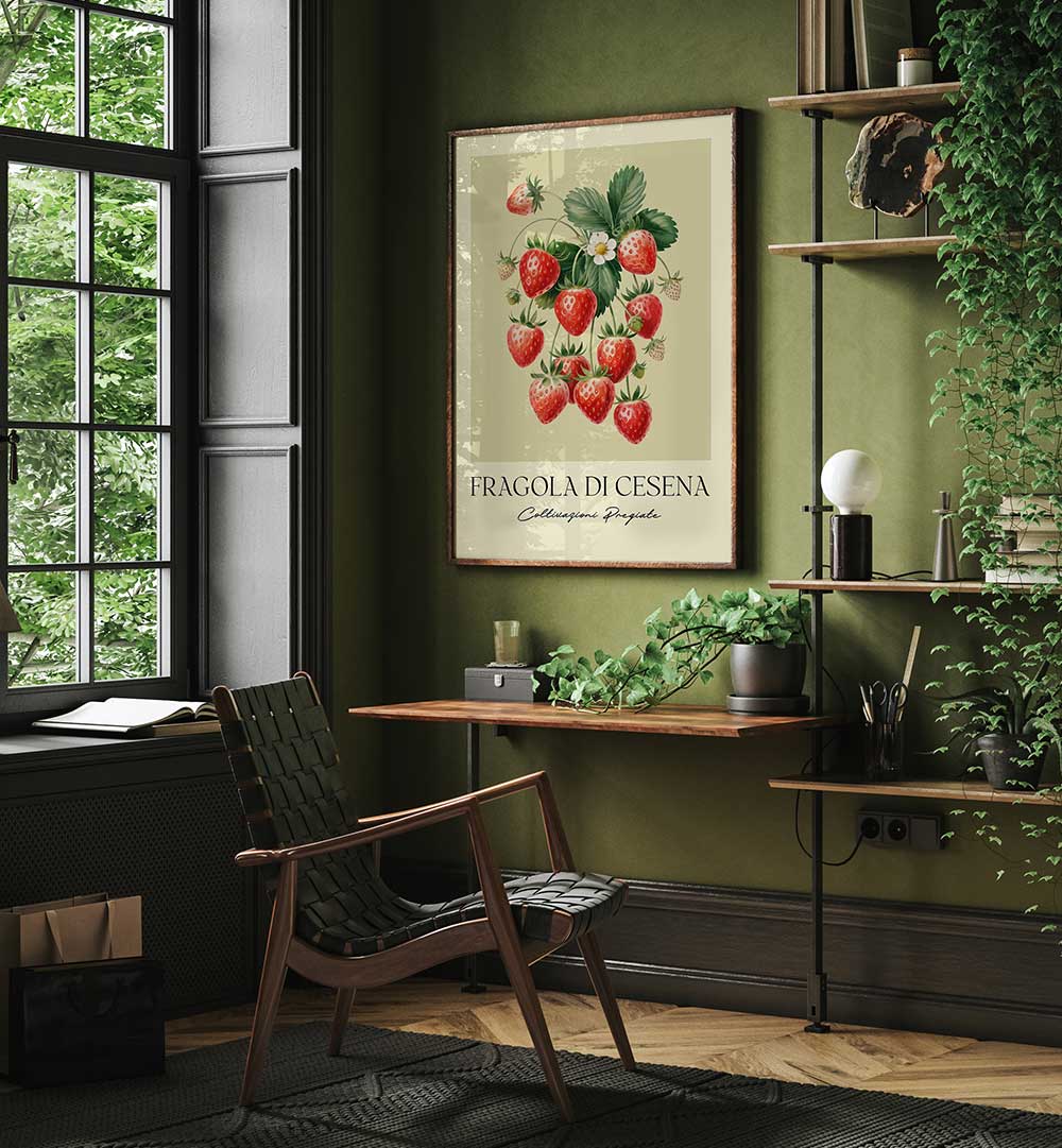 FRAGOLA DI CESENA , FLORAL FLOWER PAINTINGS