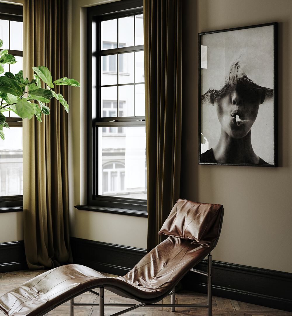 Surreal art print "THE SOUND OF WAVES" by Underdott enhances any space with captivating imagery and depth.