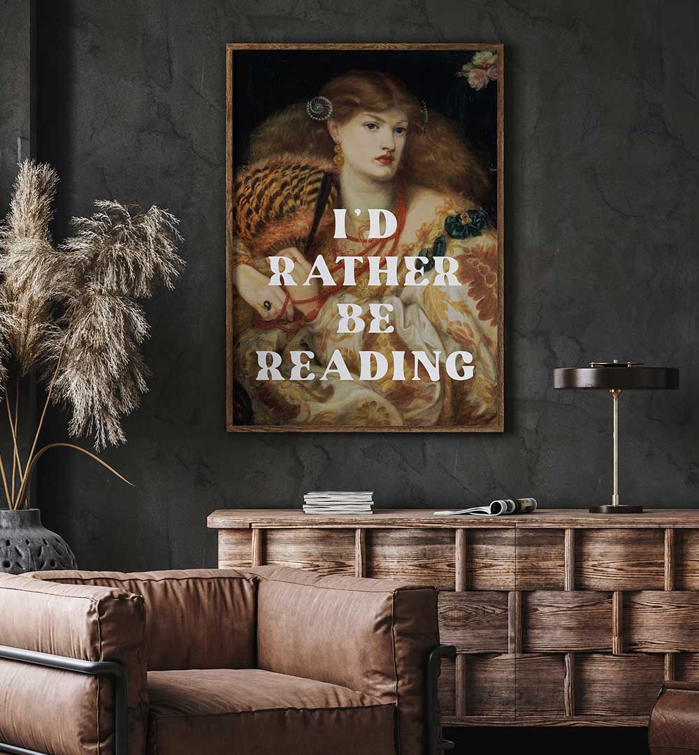 BOOK LOVER , ALTERED ART PRINTS