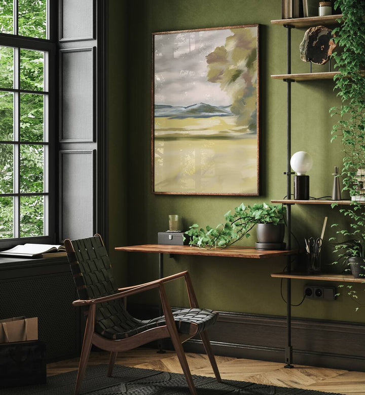 Transform your space with BRANCHING SHADOWS II, LANDSCAPE PAINTINGS, showcasing nature's beauty in a serene setting.