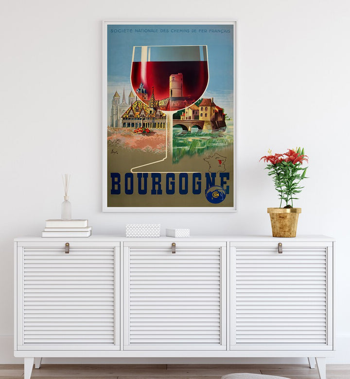 Discover the charm of Bourgogne with our BOURGOGNE, VINTAGE TRAVEL POSTERS showcasing stunning French culture.