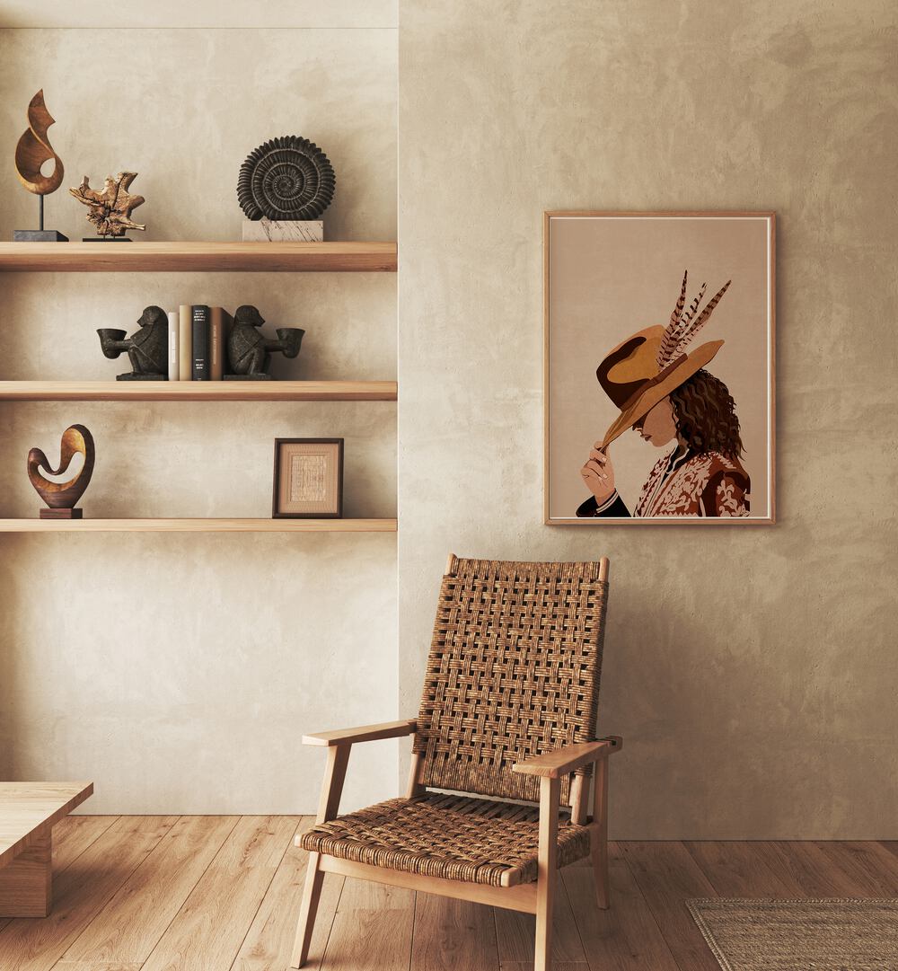 Elegant BRUNETTE, PORTRAITS artwork by Emel Tunaboylu enhances any space with its stunning design and quality.