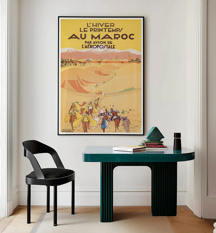 Decorate your space with AVIATION AEROPOSTALE, VINTAGE TRAVEL POSTERS, evoking nostalgia for air travel adventures.