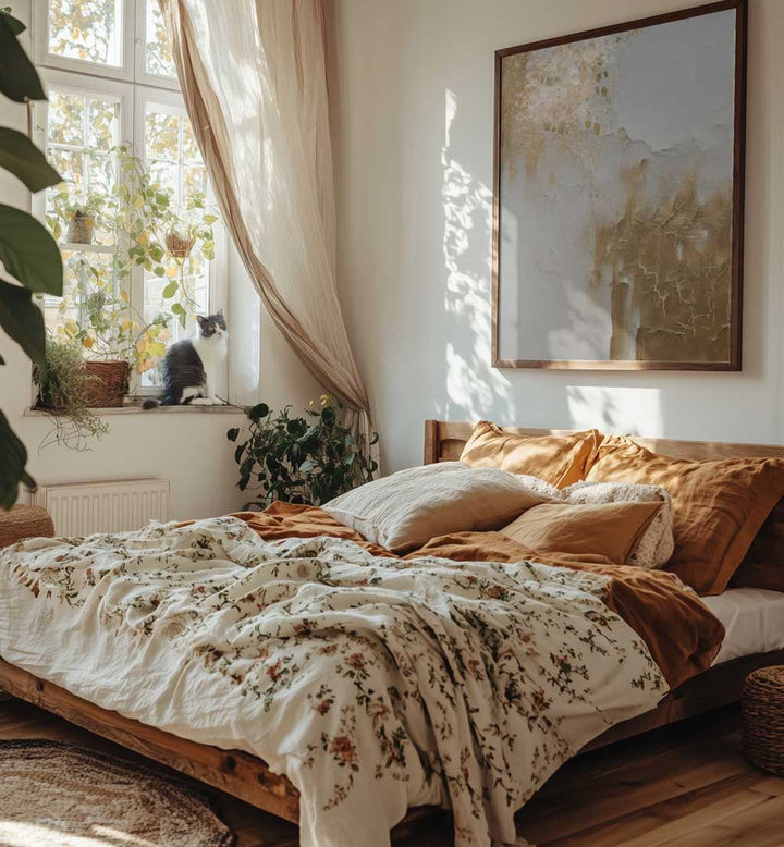 MARBLE IN GOLD , BOHO ART PAINTINGS