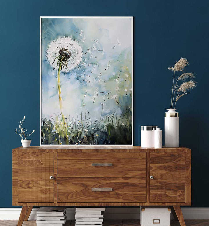 DANDELLION , FLORAL FLOWER PAINTINGS