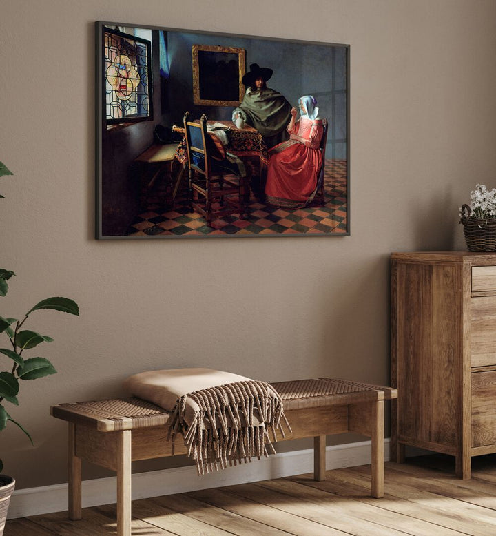 THE WINE GLASS , VINTAGE PAINTINGS