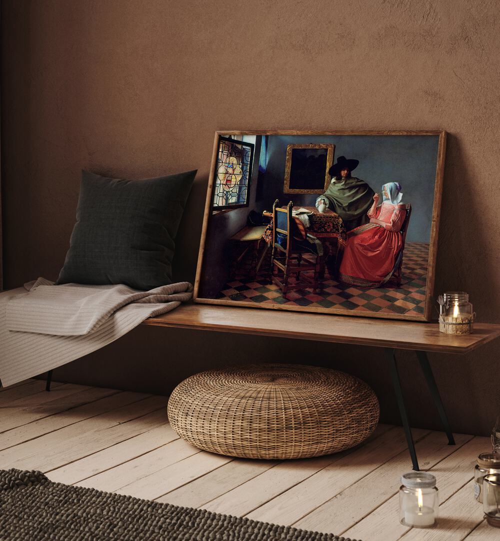 THE WINE GLASS , VINTAGE PAINTINGS
