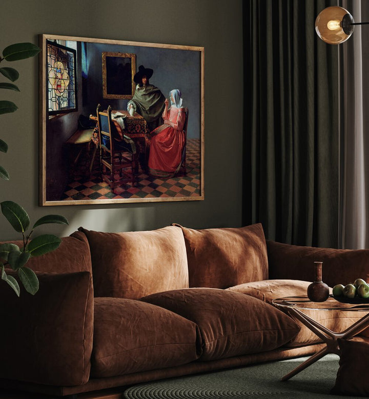 THE WINE GLASS , VINTAGE PAINTINGS