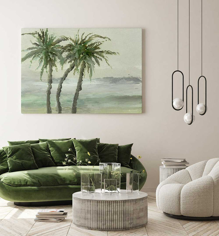 WINDY PALMS , FLORAL FLOWER PAINTINGS