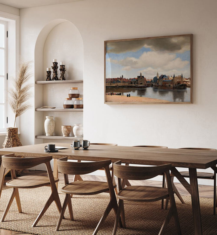 VIEW OF DELFT , VINTAGE PAINTINGS