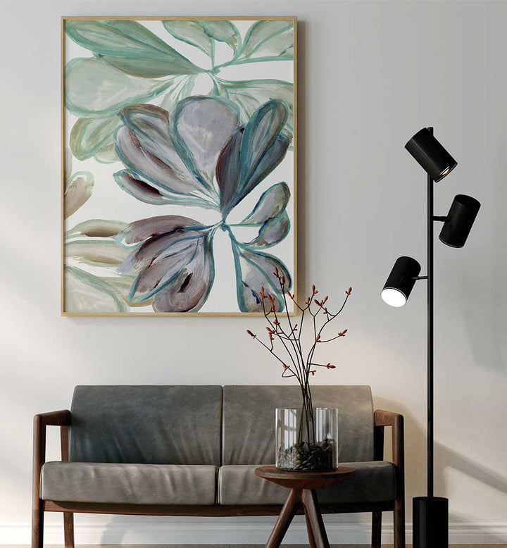 AQUA FLORAL I, FLORAL FLOWER PAINTINGS bring vibrant beauty to your space with stunning floral artistry and masterful brushstrokes.