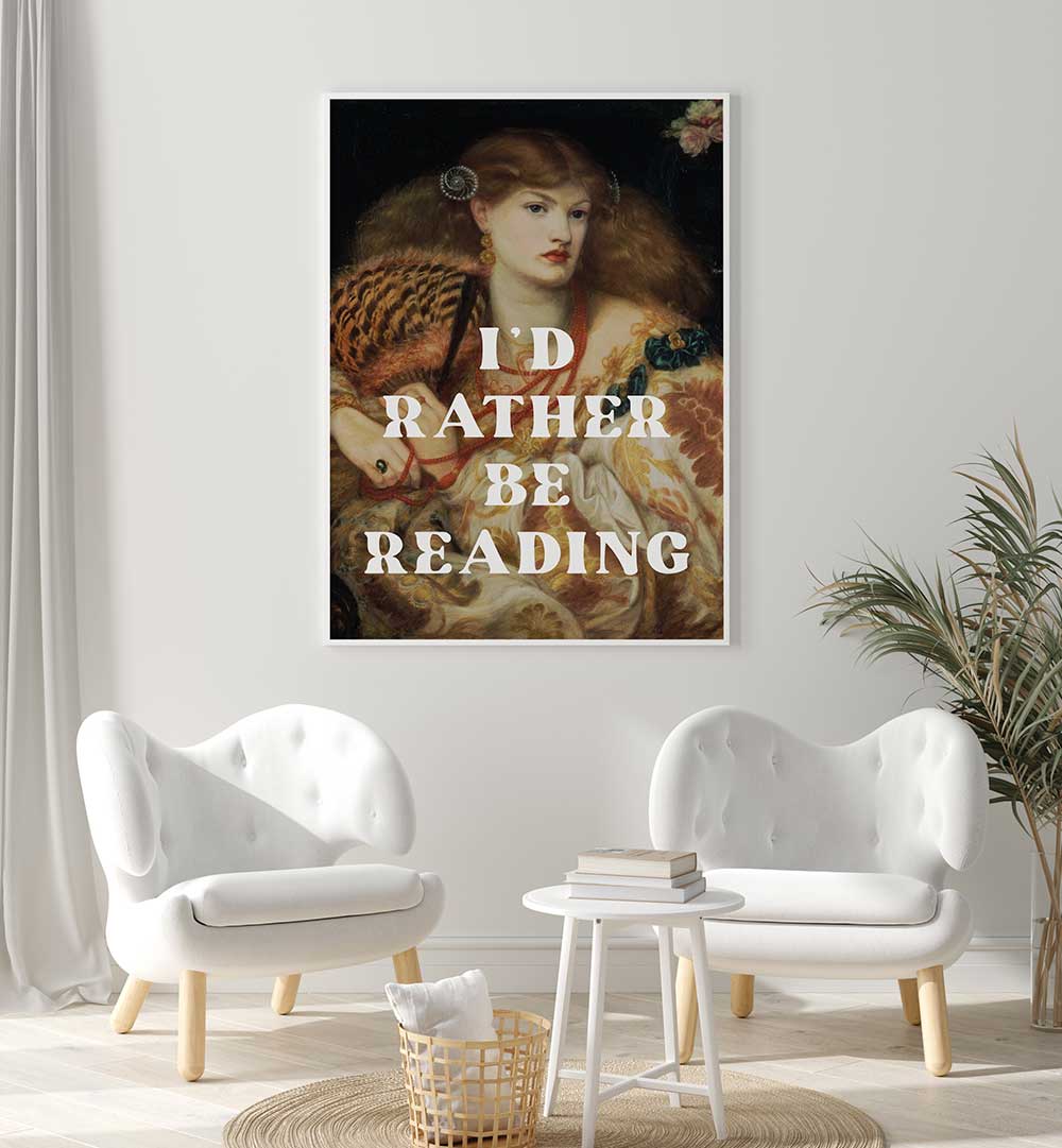 BOOK LOVER , ALTERED ART PRINTS
