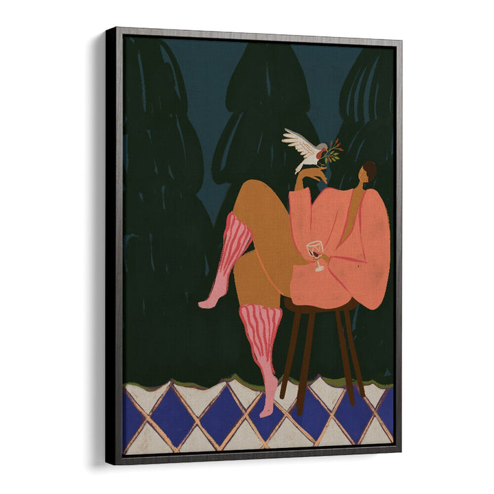 A LIL BIRDY TOLD ME, PORTRAITS by Arty Guava adds modern elegance to your space with its vibrant, artistic charm.
