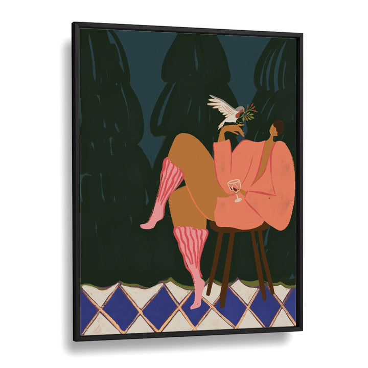 Transform your space with A LIL BIRDY TOLD ME, PORTRAITS by Arty Guava, showcasing modern elegance and charm.