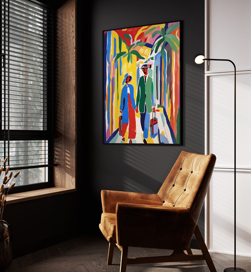 Bright and vibrant scene featuring "A WITNESS TO YOUR LIFE, ART PRINTS" by Uma Gokhale, perfect for any space.