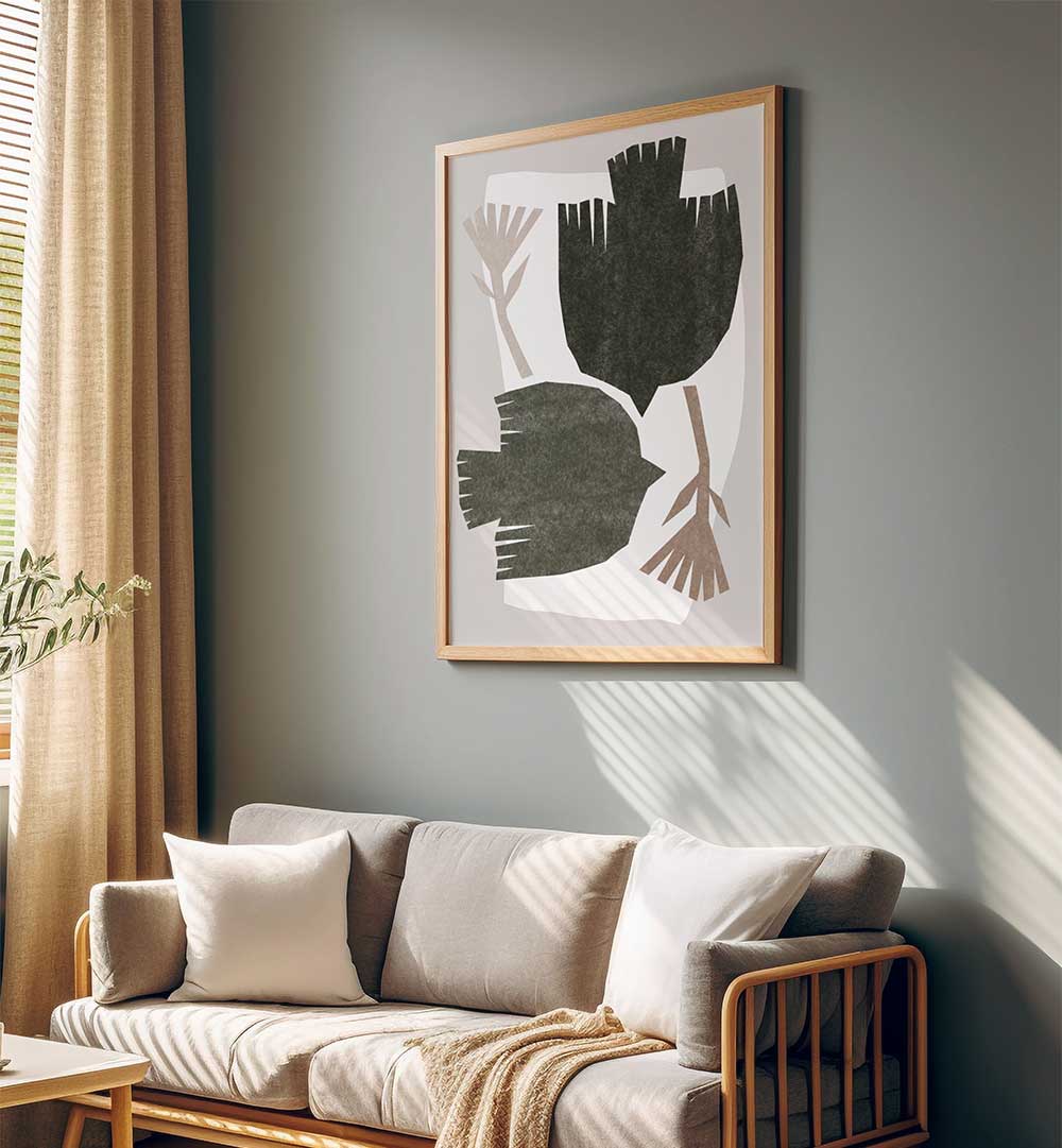 ABSTRACT BIRDS FLIGHT , BOHO ART PAINTINGS