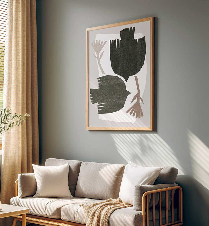 ABSTRACT BIRDS FLIGHT , BOHO ART PAINTINGS