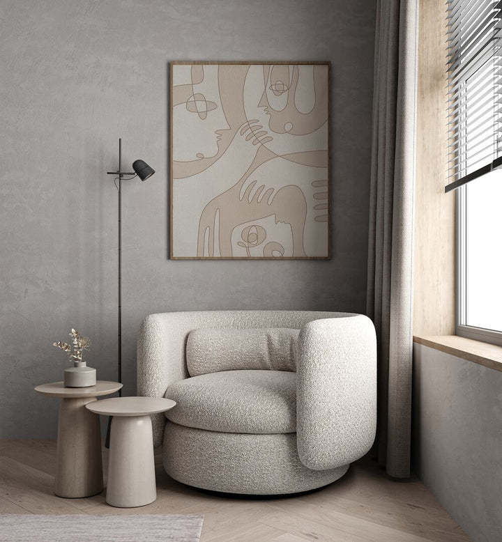 Ethereal design of A FAINT MEMORY, BOHO ART PAINTINGS enhances nostalgia in any chic living space.