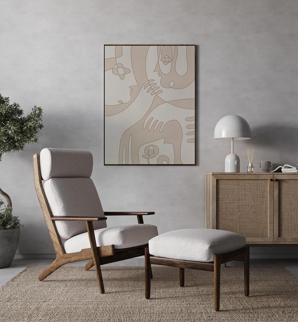 A Faint Memory, Boho Art Paintings, enhances your space with its ethereal design and nostalgic feel.