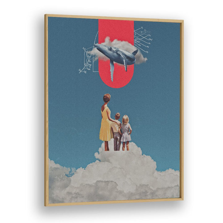 Transform your space with ALOHA WHALE, SURREAL ART PRINTS by Space Rocket Art, igniting imagination and ambiance.