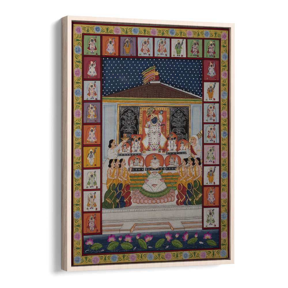 Stunning ANNAKUT PICHWAI ARTWORK, INDIAN ART PAINTINGS showcasing divine beauty, perfect for elevating your space.