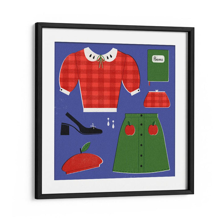 Stylish "Apple" fashion poster by Julia Leister, perfect for enhancing your decor with elegance and charm.