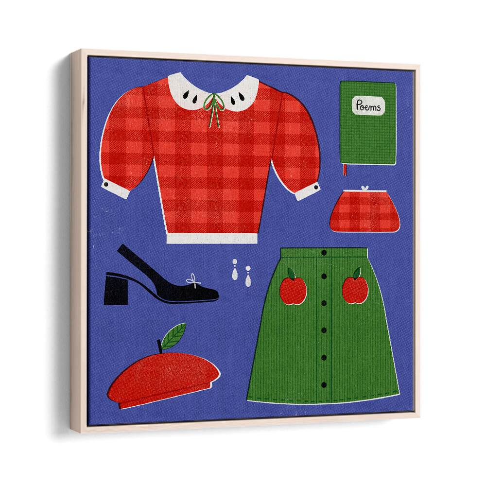Stylish "Apple" fashion poster by Julia Leister, perfect for elevating your decor. Great choice for APPLE, FASHION POSTERS.