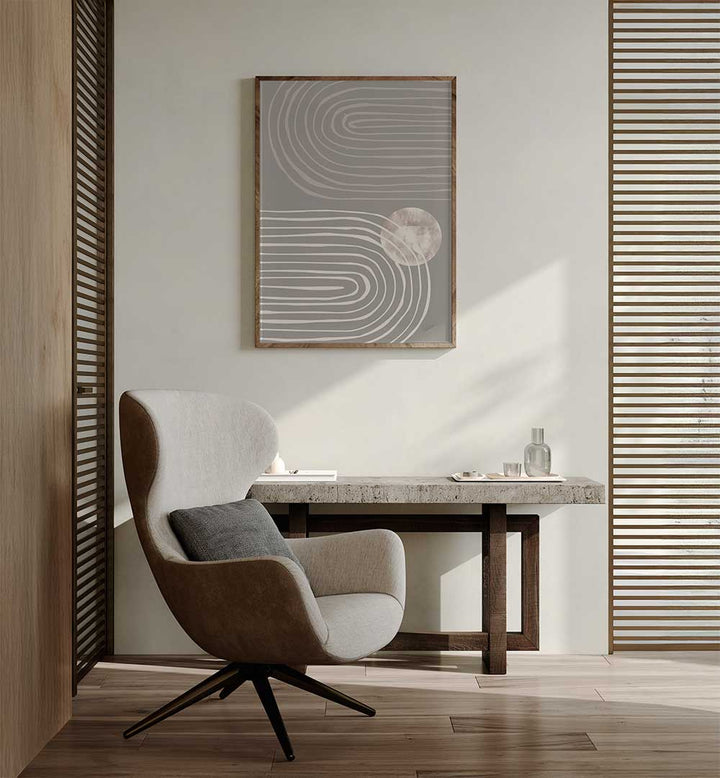 Transform your space with ARCH DARK I, BOHO ART PAINTINGS featuring abstract designs and earthy tones.