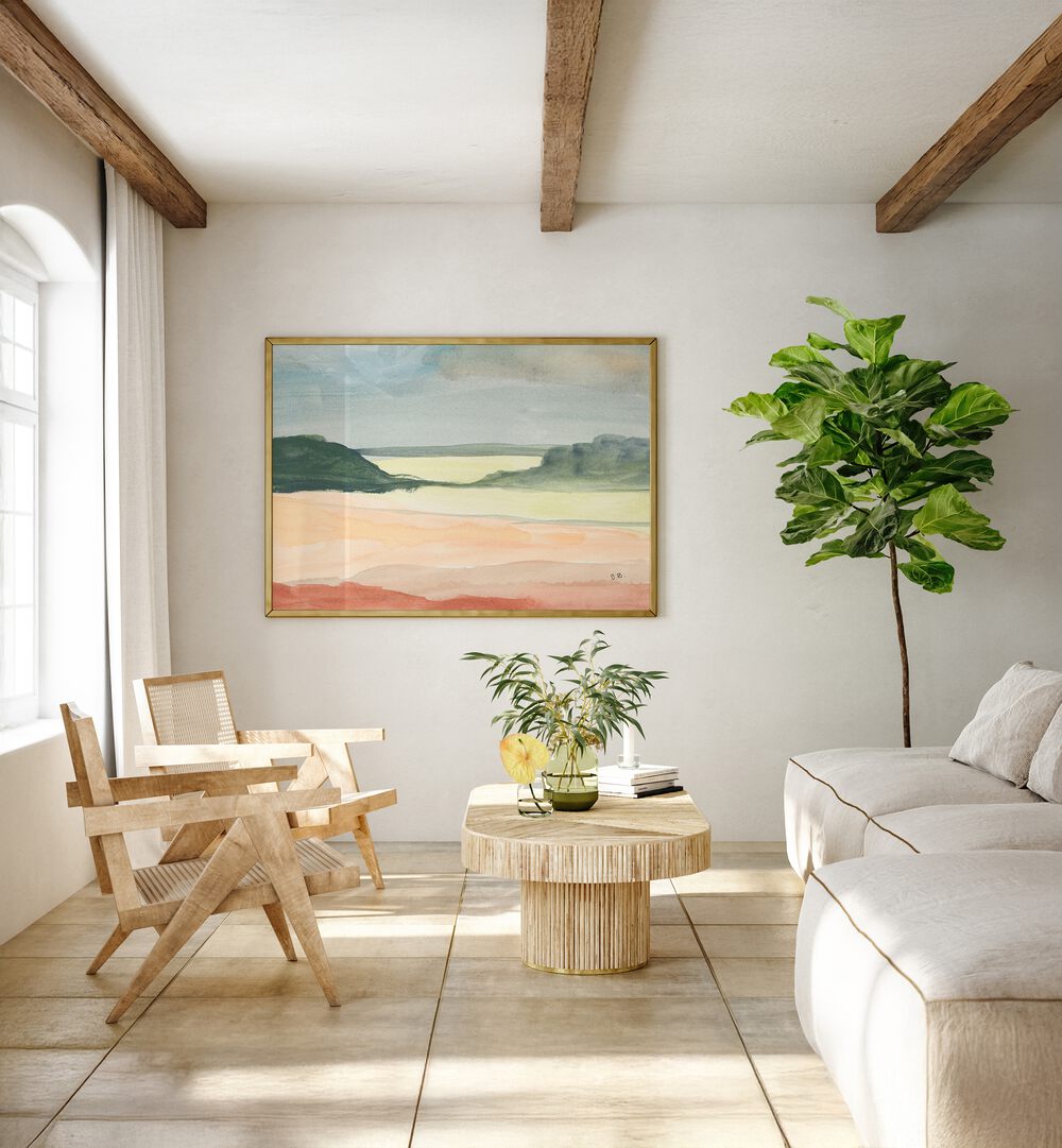 Experience the serene beauty of ARID LAND I, a striking piece in our LANDSCAPE PAINTINGS collection. Perfect for your space!