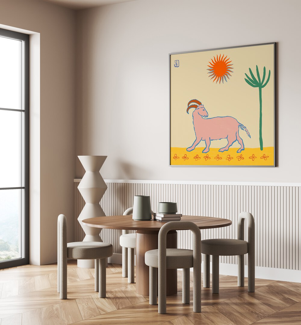Stylish ARIES III, ZODIAC poster adds elegance to your space, perfect for astrology enthusiasts seeking mystique.