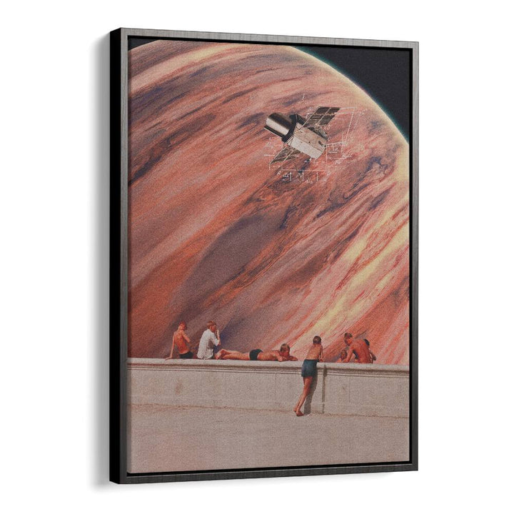 Surreal art print "ASTRONOMIA" by Space Rocket Art, blending imagination with cosmic visuals and unique storytelling.