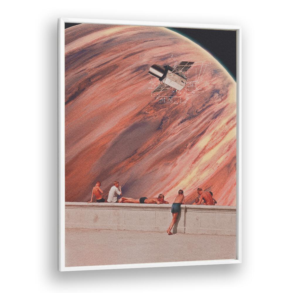 Surreal art print "ASTRONOMIA" by Space Rocket Art features stunning cosmic imagery and imaginative scenes.