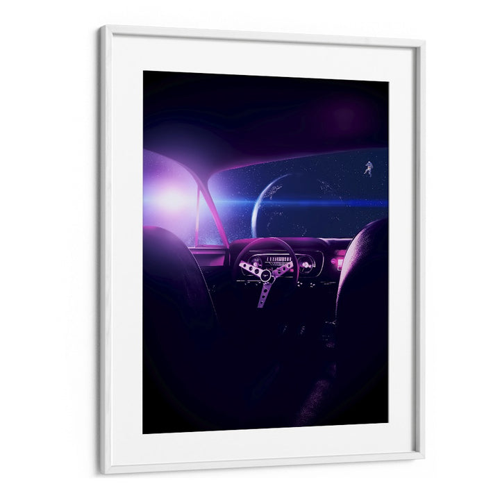 Transform your space with ABANDONED, SURREAL ART PRINTS by Ritvik Takkar, featuring a cosmic interior scene.