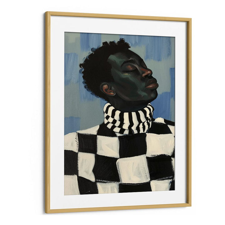 Bold and empowering ABSTRACT FEMINIST , PORTRAITS art piece, celebrating femininity in vibrant colors and style.