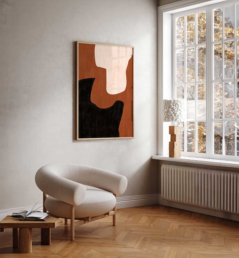ABSTRACT POLY SHAPES IV , ABSTRACT PAINTINGS
