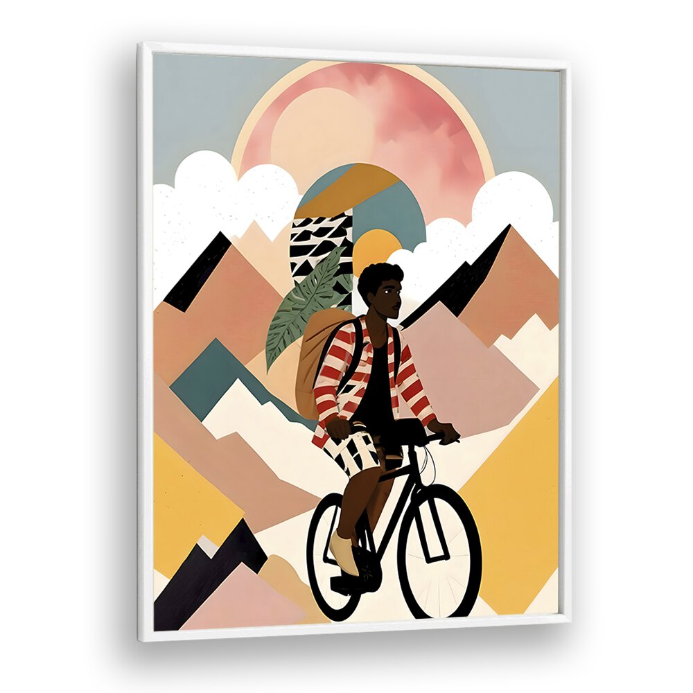 Explore the vibrant essence of "ALWAYS A TRAVELER , PORTRAITS" with Uma Gokhale’s inspiring art print.