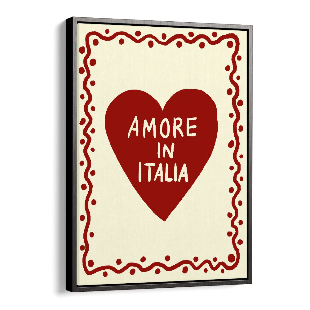 Stylish AMORE IN ITALIA, QUOTES poster by Studio Dolci adds Italian charm to your decor with romantic typography.