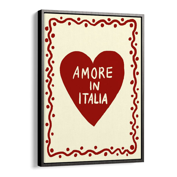 Stylish AMORE IN ITALIA, QUOTES poster by Studio Dolci adds Italian charm to your decor with romantic typography.