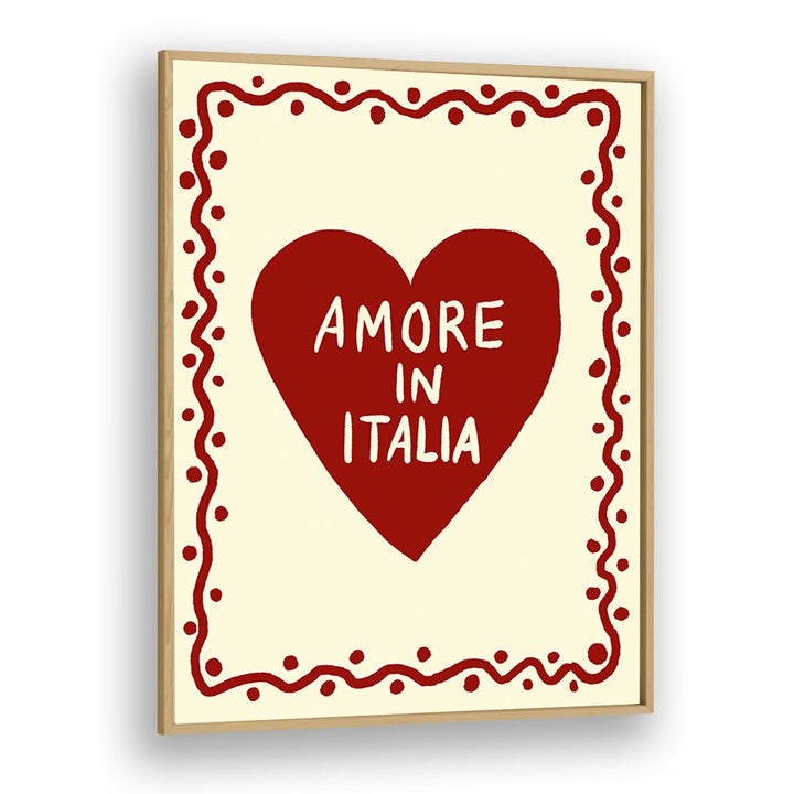 Stylish AMORE IN ITALIA, QUOTES poster by Studio Dolci, perfect for adding Italian charm to any space.