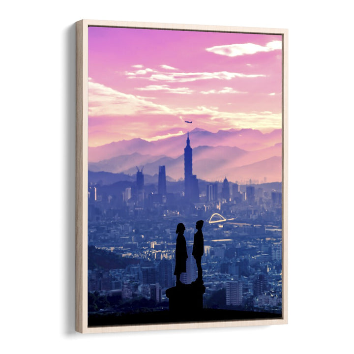 Surreal art print "ANIME LOVE" by Ritvik Takkar, blending vibrant colors and emotional depth for your space.