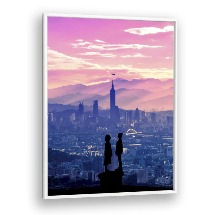 Surreal art print "ANIME LOVE" by Ritvik Takkar adds vibrant essence to your space, perfect for art lovers.