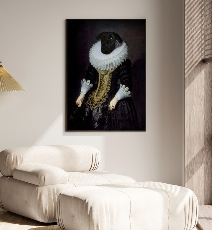 Stylishly framed, ANOUK, ANIMAL PAINTINGS blend wildlife beauty and artistry for your home decor by Florent Bodart.